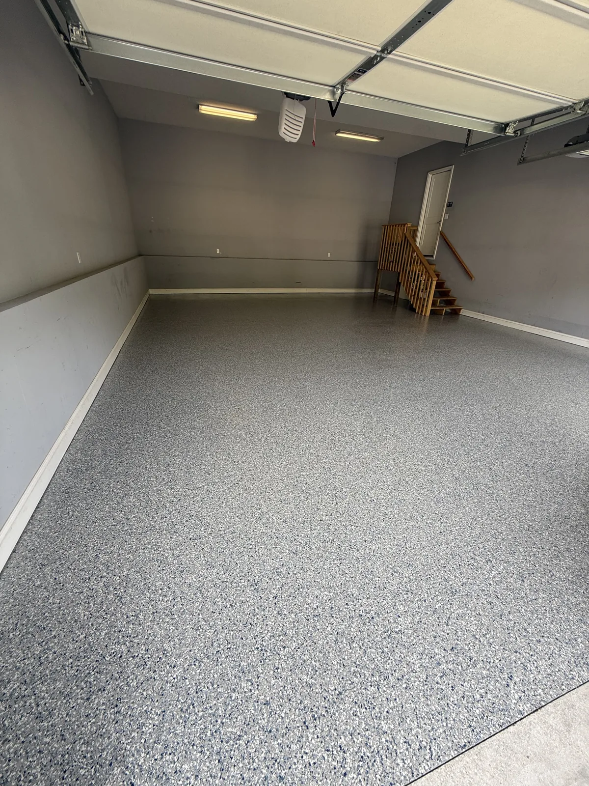 After — 900-square-foot Stonewash garage in Charleston