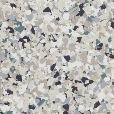 Nordic Green FB-514 decorative-flake color sample