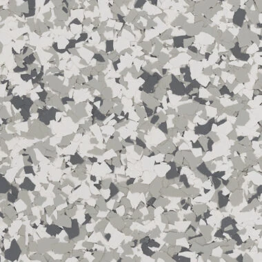 Snowfall FB-602 decorative-flake color sample