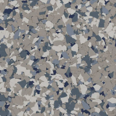 Stonewash FB-708 decorative-flake color sample