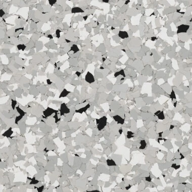Feather Gray flake color sample