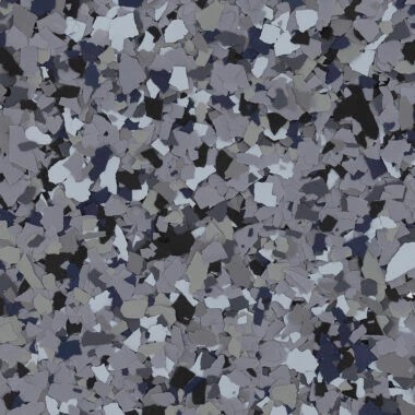 Smokey Blue FB-933 decorative-flake color sample