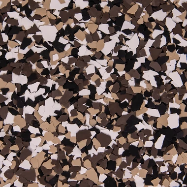 Autumn Brown flake color sample