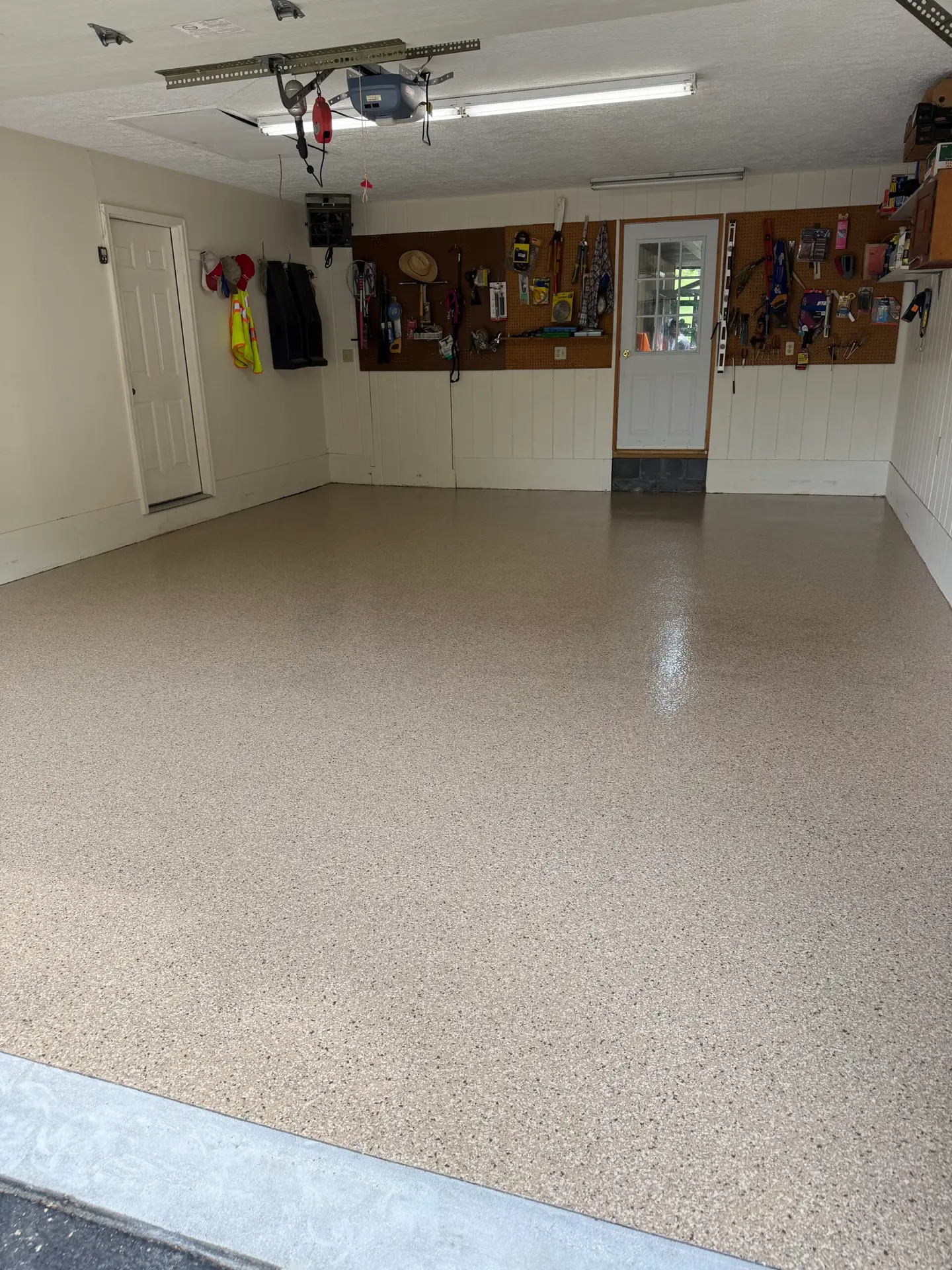 education epoxy flooring WV with a clean durable finish