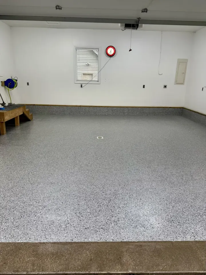 After — Gray flake workshop garage