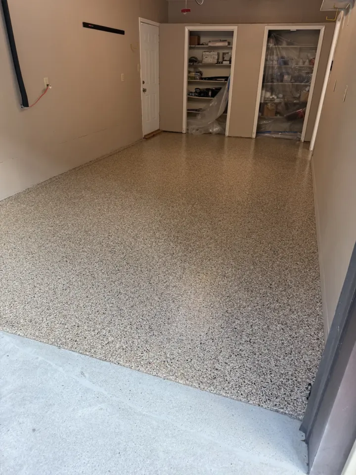 After — Outback flake garage transformation in Beckley